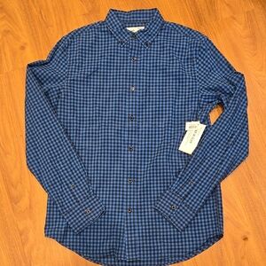 Men's NWT S Old Navy Plaid Button Down